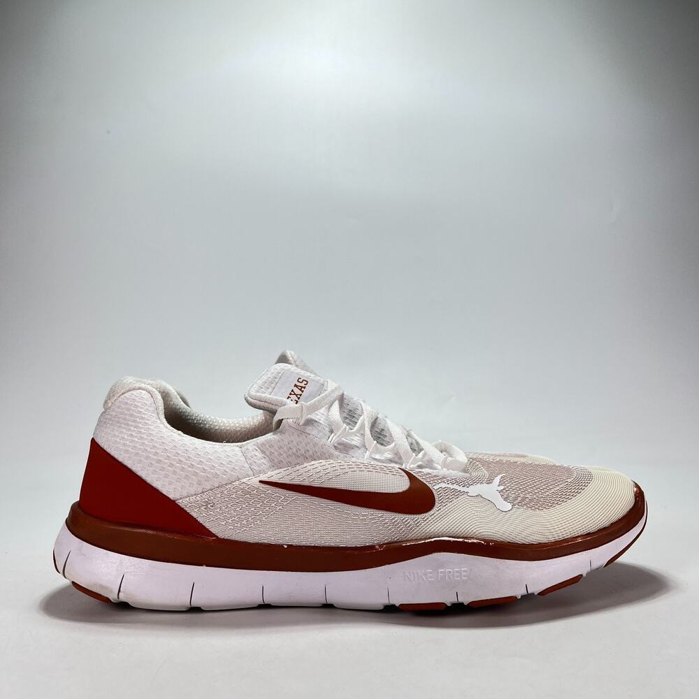 Nike Free Trainer V7 Texas Longhorns Training Shoes 898049-100 Men's Size 11.5